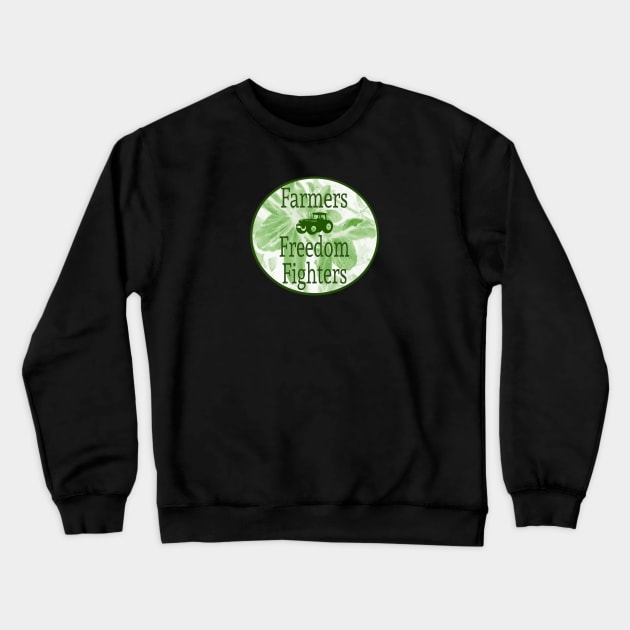 Farmer Freedom Fighters Crewneck Sweatshirt by YayYolly